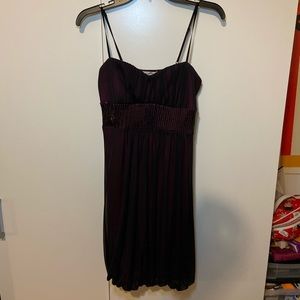 Trixxi Magenta Black Juniors Dress